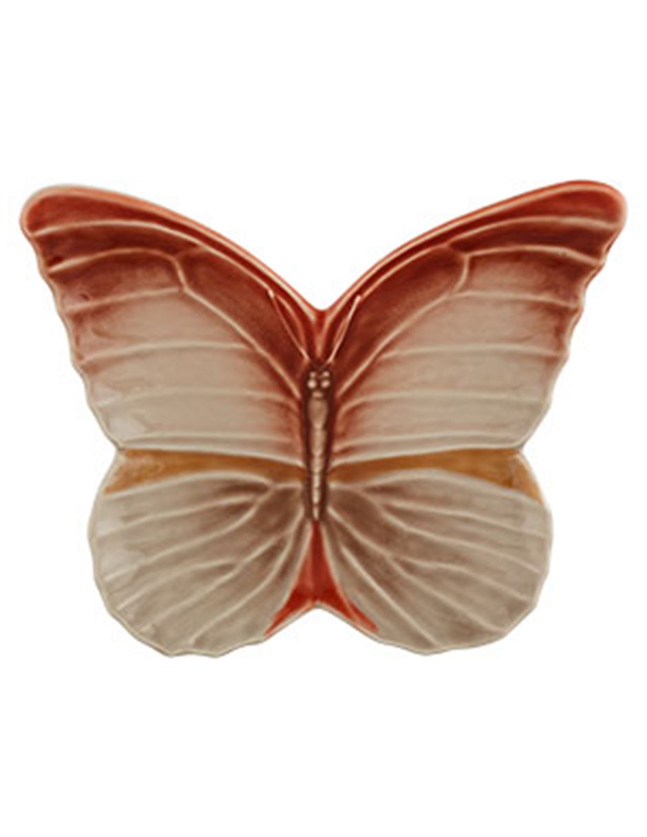 Plato postre Cloudy Butterflies de loza
