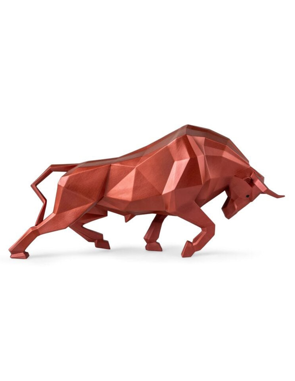 Escultura Lladró Bull de porcelana