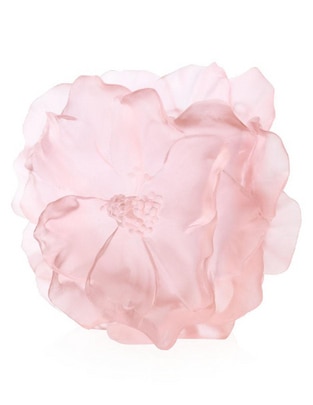 Florero Daum Camelia de cristal