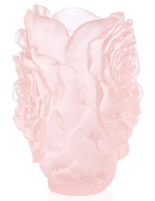 Florero Daum Camélia de cristal