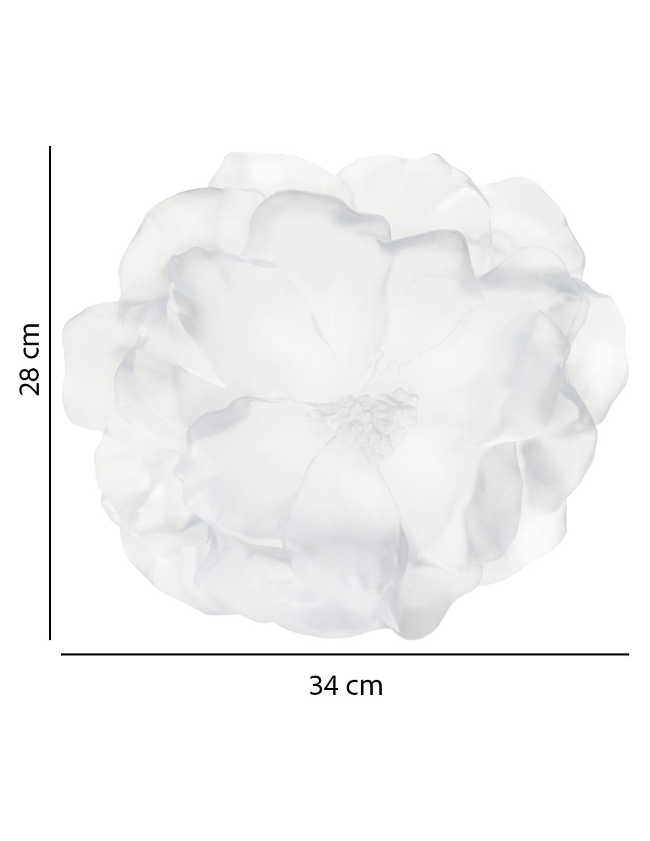 Florero Daum Camélia de cristal