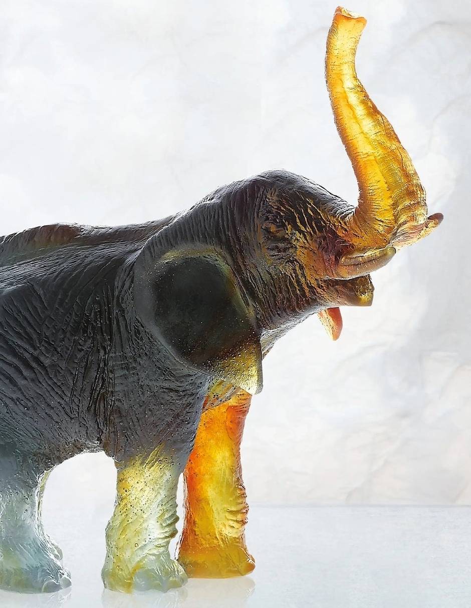 Escultura Elephant by Jean-F de cristal