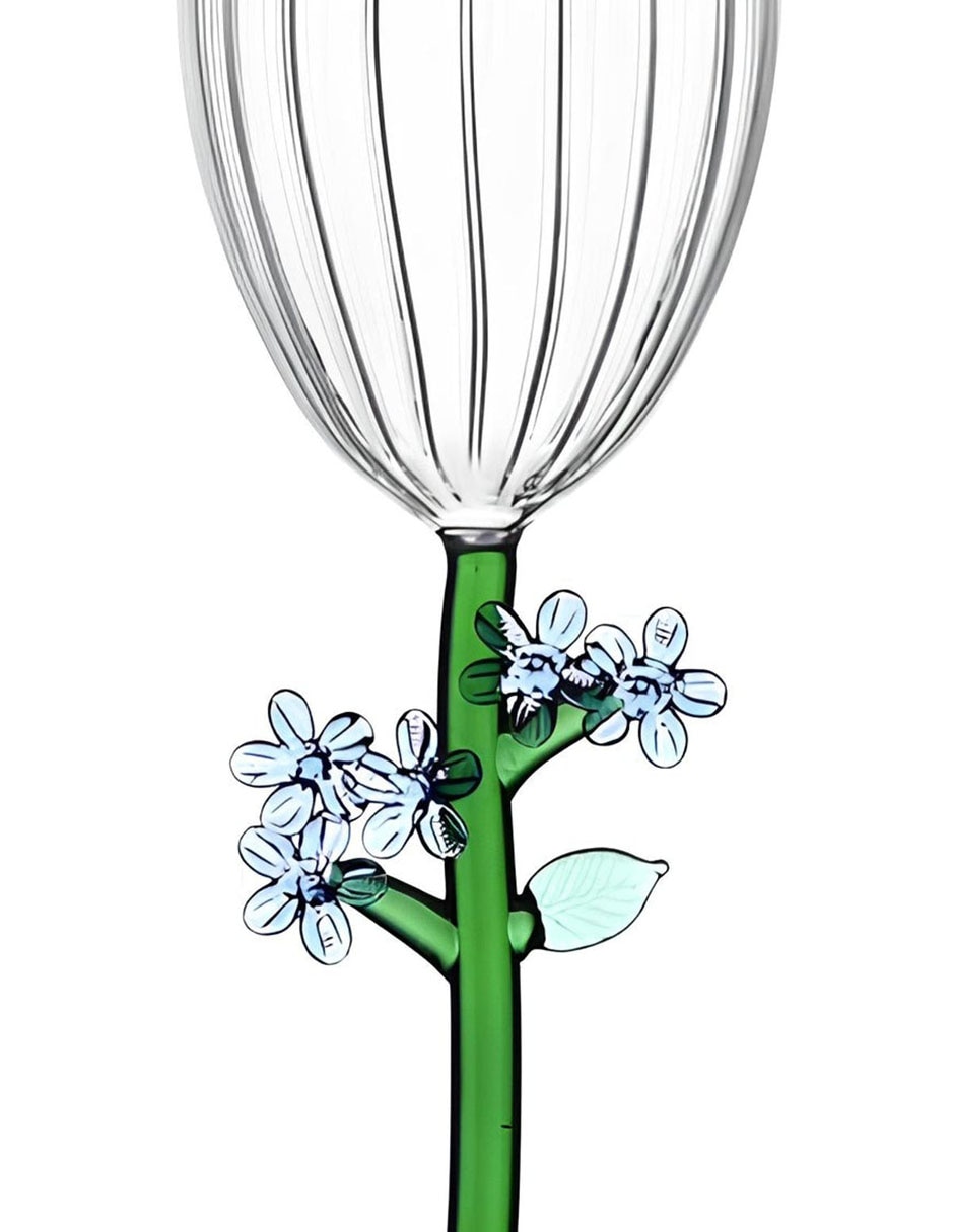 Copa para vino Botánica de cristal