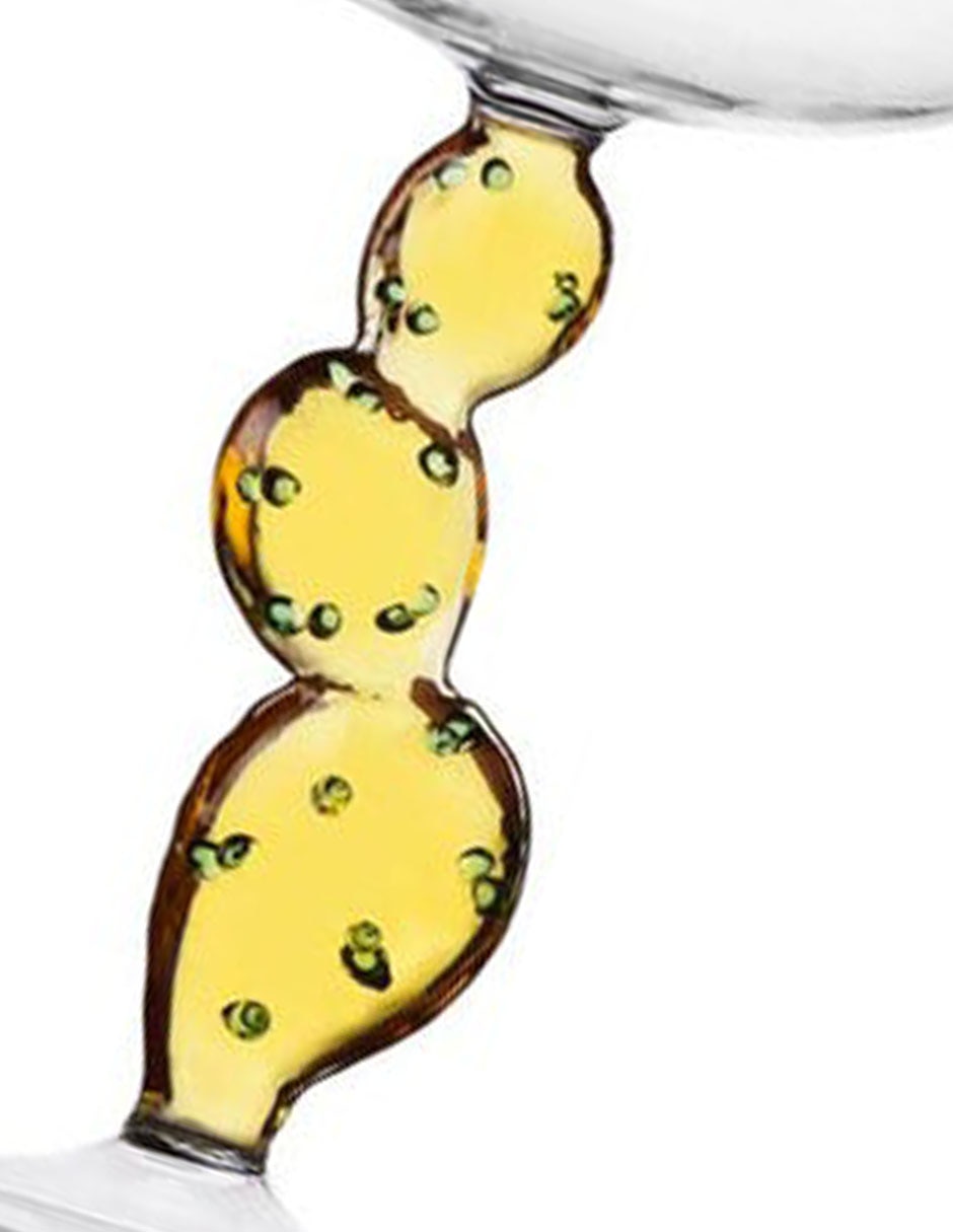 Copa para champán Cactus de cristal