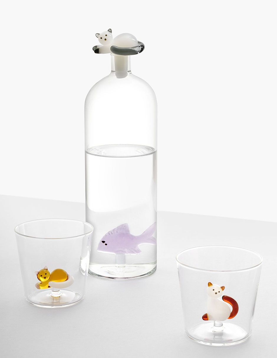 Vaso Doble Pack Tabby Cat
