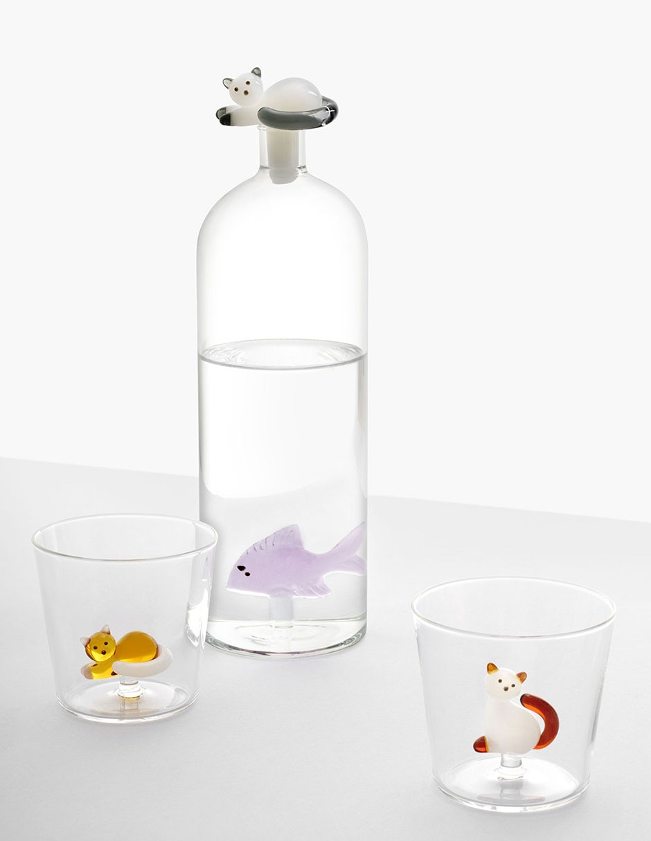 Vaso Doble Pack Tabby Cat