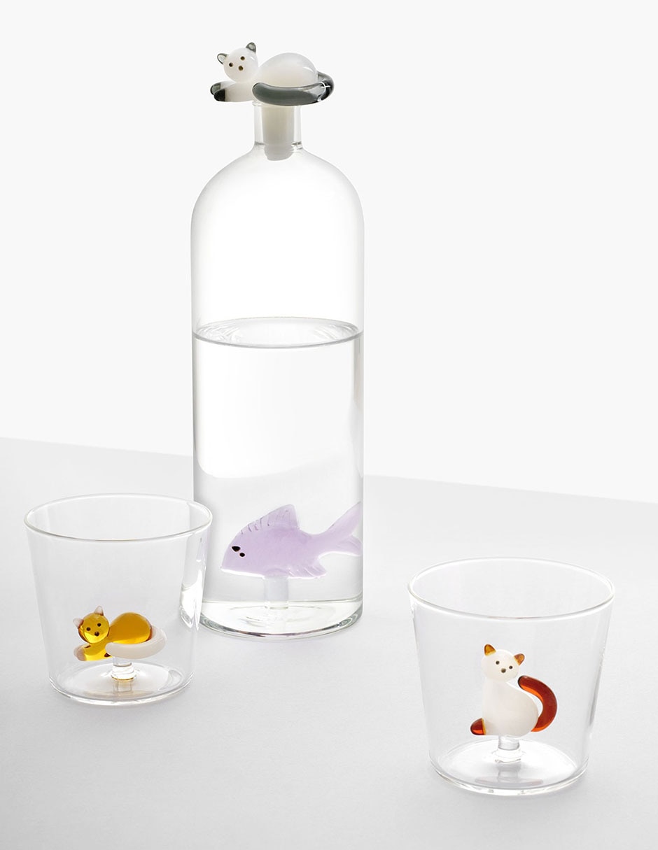 Botella de agua Tabby Cat unisex