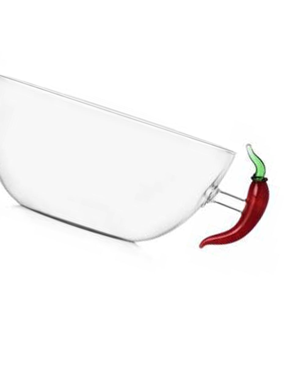 Bowl Chili Pepper de vidrio