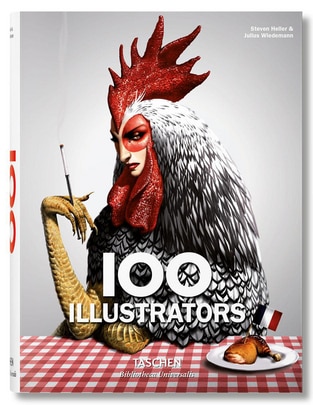 Libro 100 Illustrators de Julius Wiedemann/Steven Heller