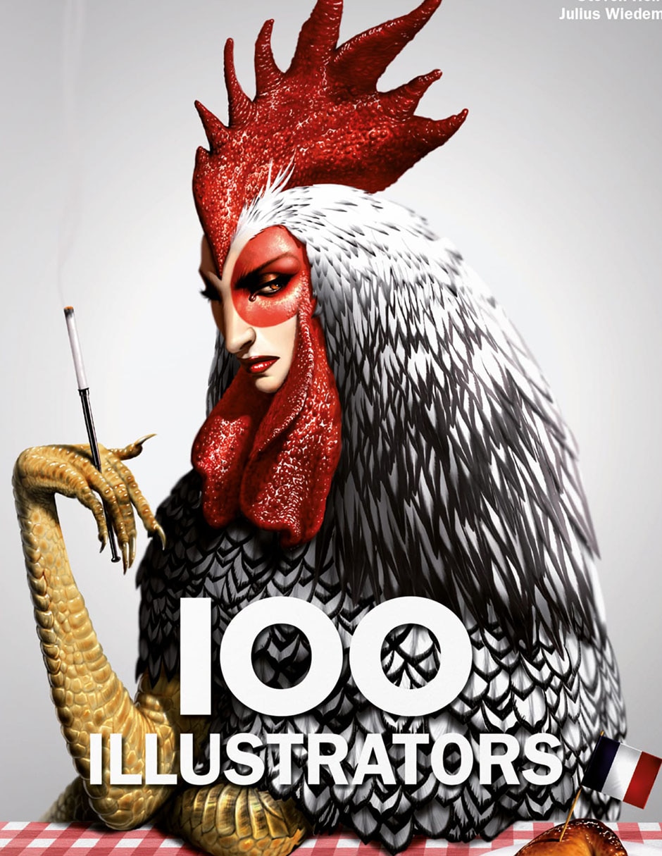 Libro 100 Illustrators de Julius Wiedemann/Steven Heller