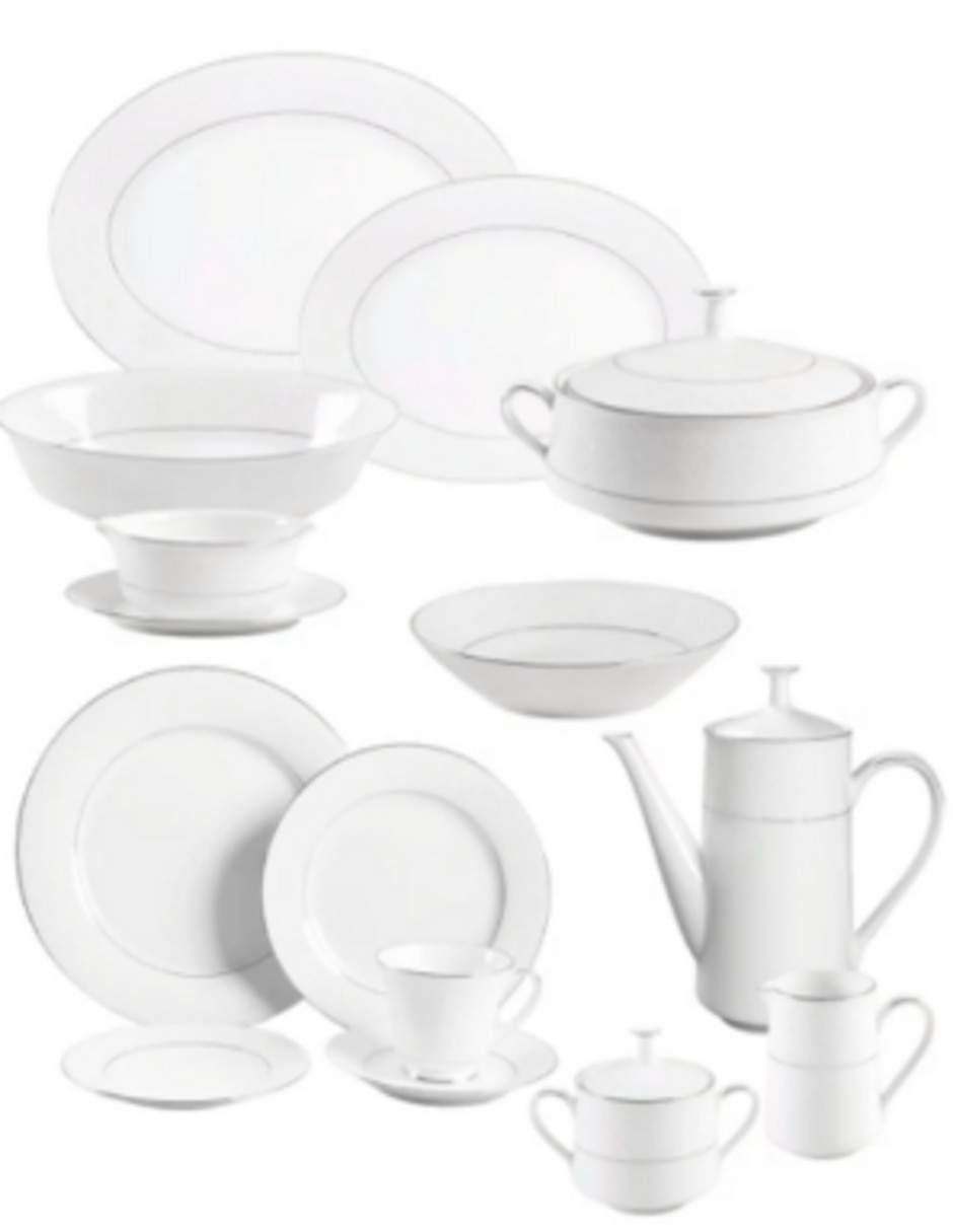 Vajilla cerrada tahoe de porcelana para 12 personas Vajilla cerrada tahoe de porcelana para 12 personas