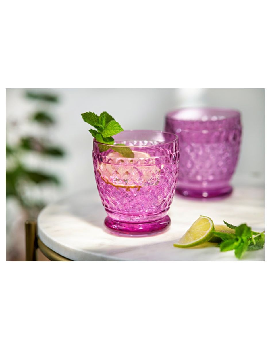 Set vasos och Boston de cristal con 4 piezas