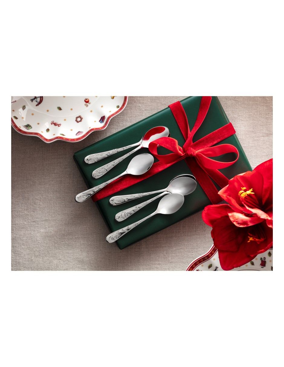 Set cuchara para café toys d´light de acero inoxidable 6 piezas 2