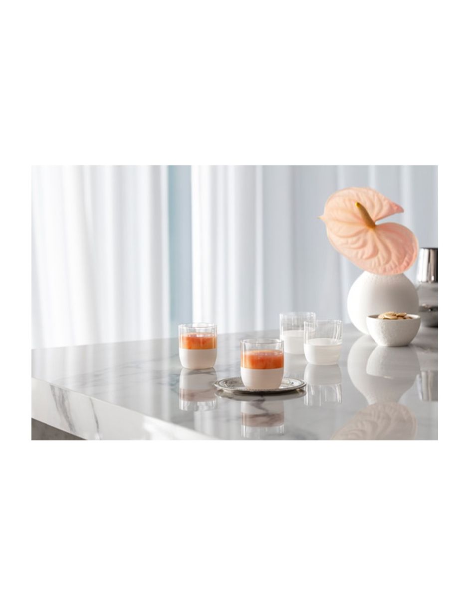 Set vasos och Manufacture Rock de cristal con 4 piezas 3