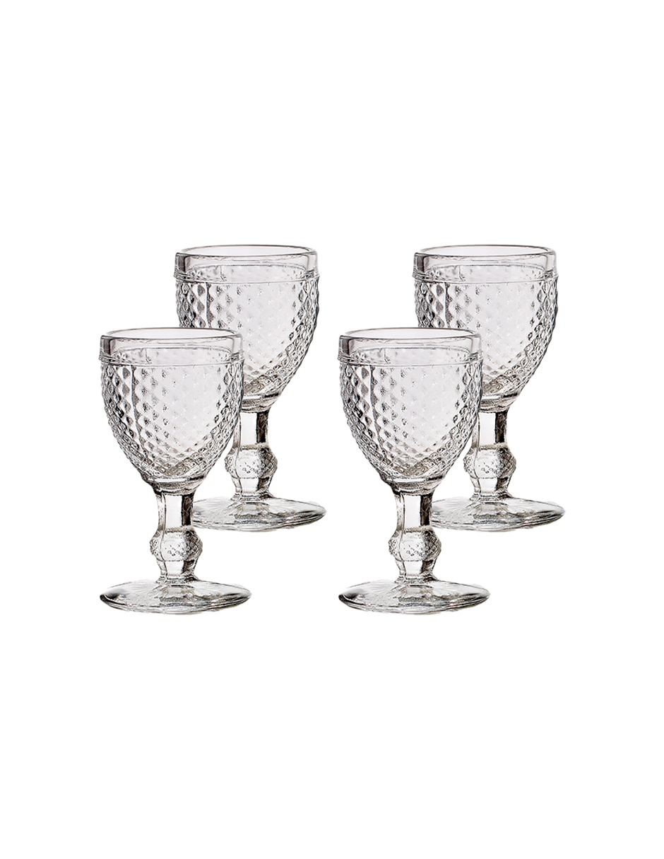 Set de copas para licor Bicos de vidrio