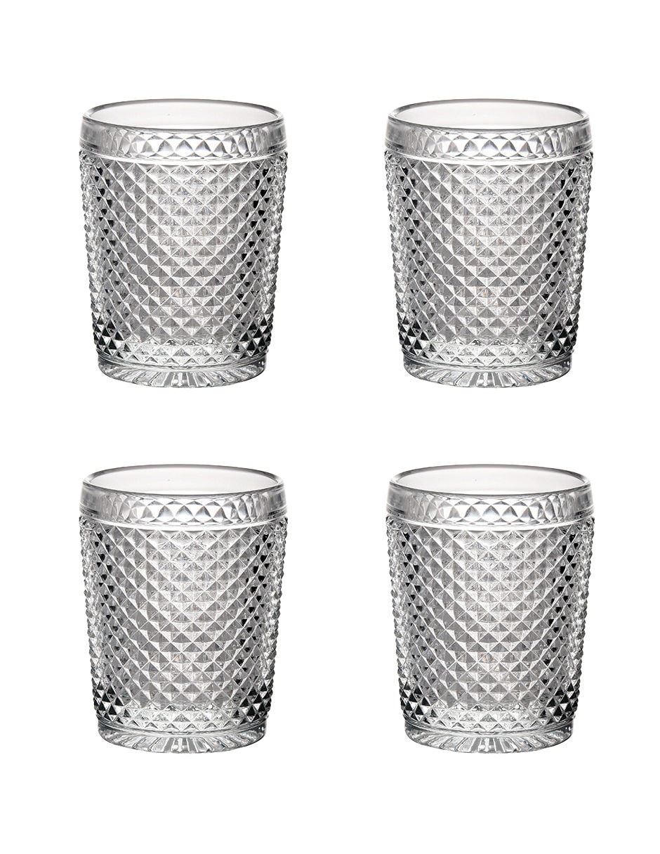Set vasos Bicos de vidrio con 4 piezas