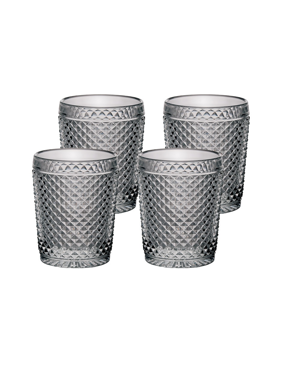 Set vasos para agua Bicos de vidrio con 4 piezas Set vasos para agua Bicos de vidrio con 4 piezas