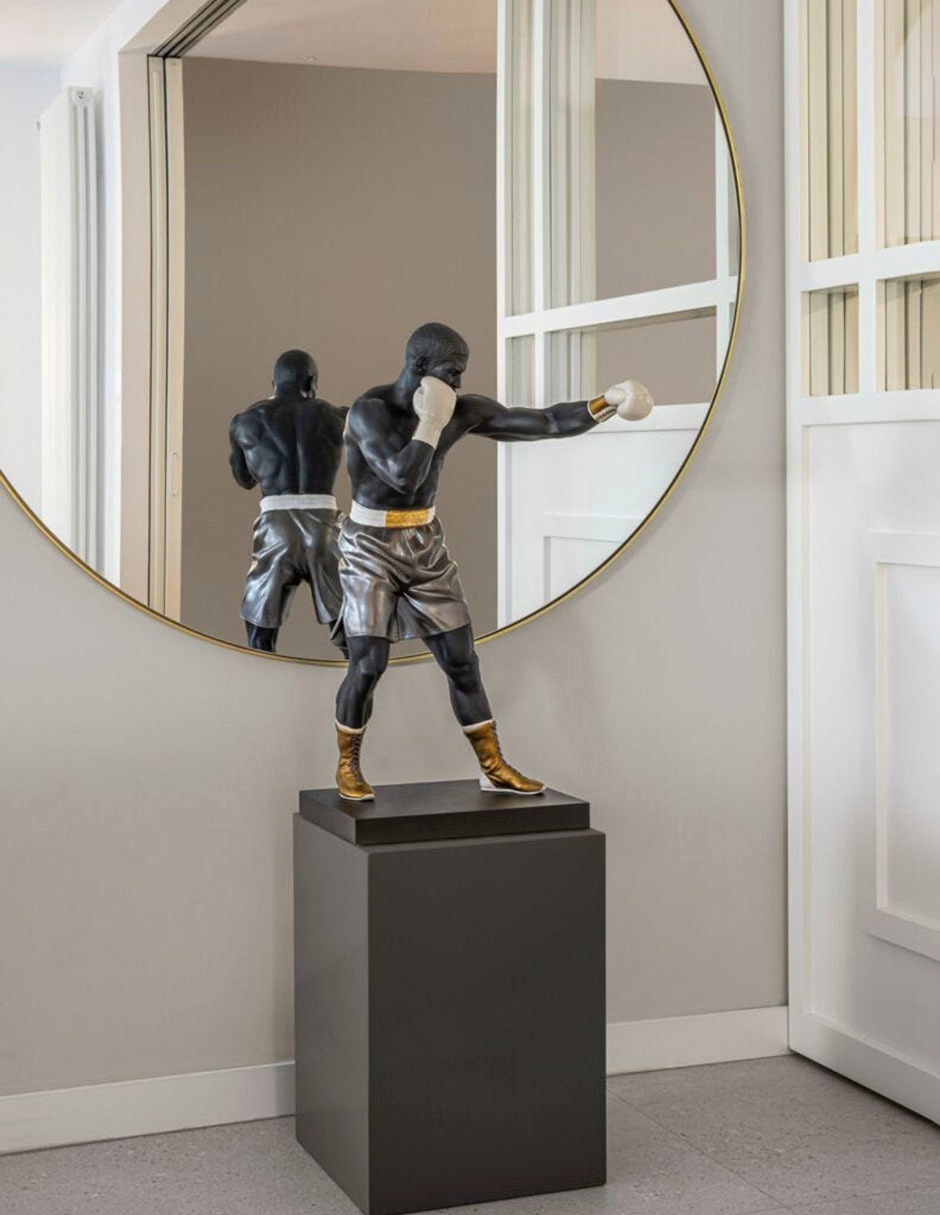 Escultura Boxeador Porcelana 7