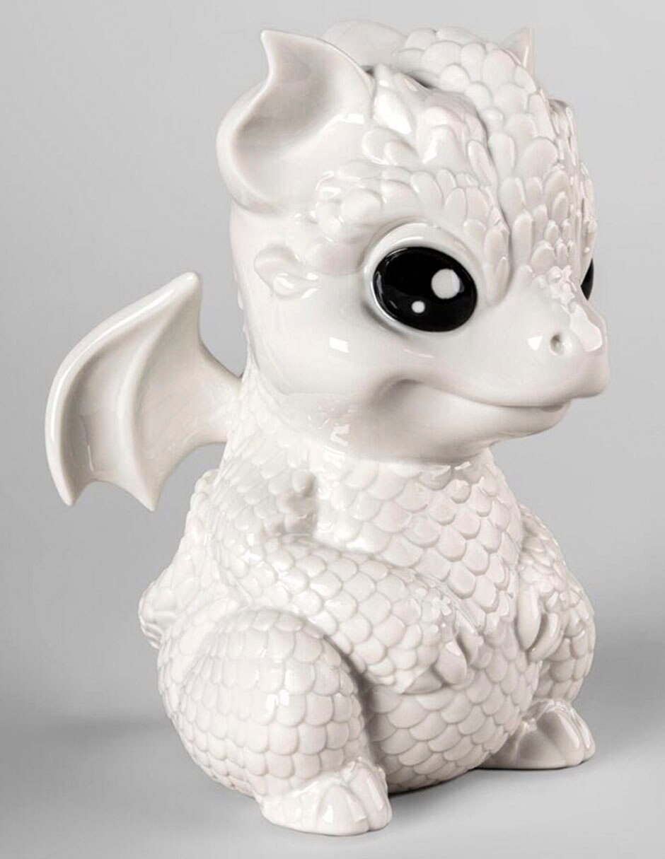 Escultura baby dragon de porcelana 5