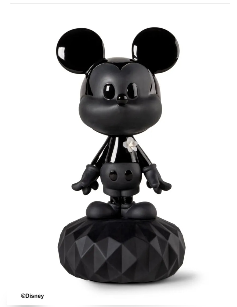 Escultura mickey mouse de porcelana