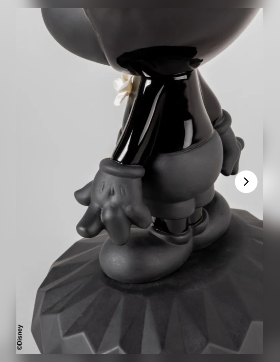 Escultura mickey mouse de porcelana
