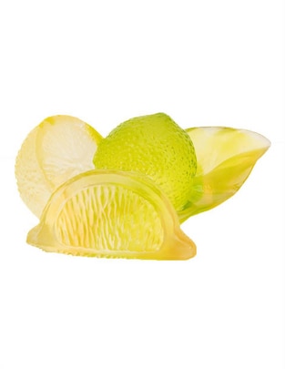 Figura decorativa de irregular Citrus de cristal 1