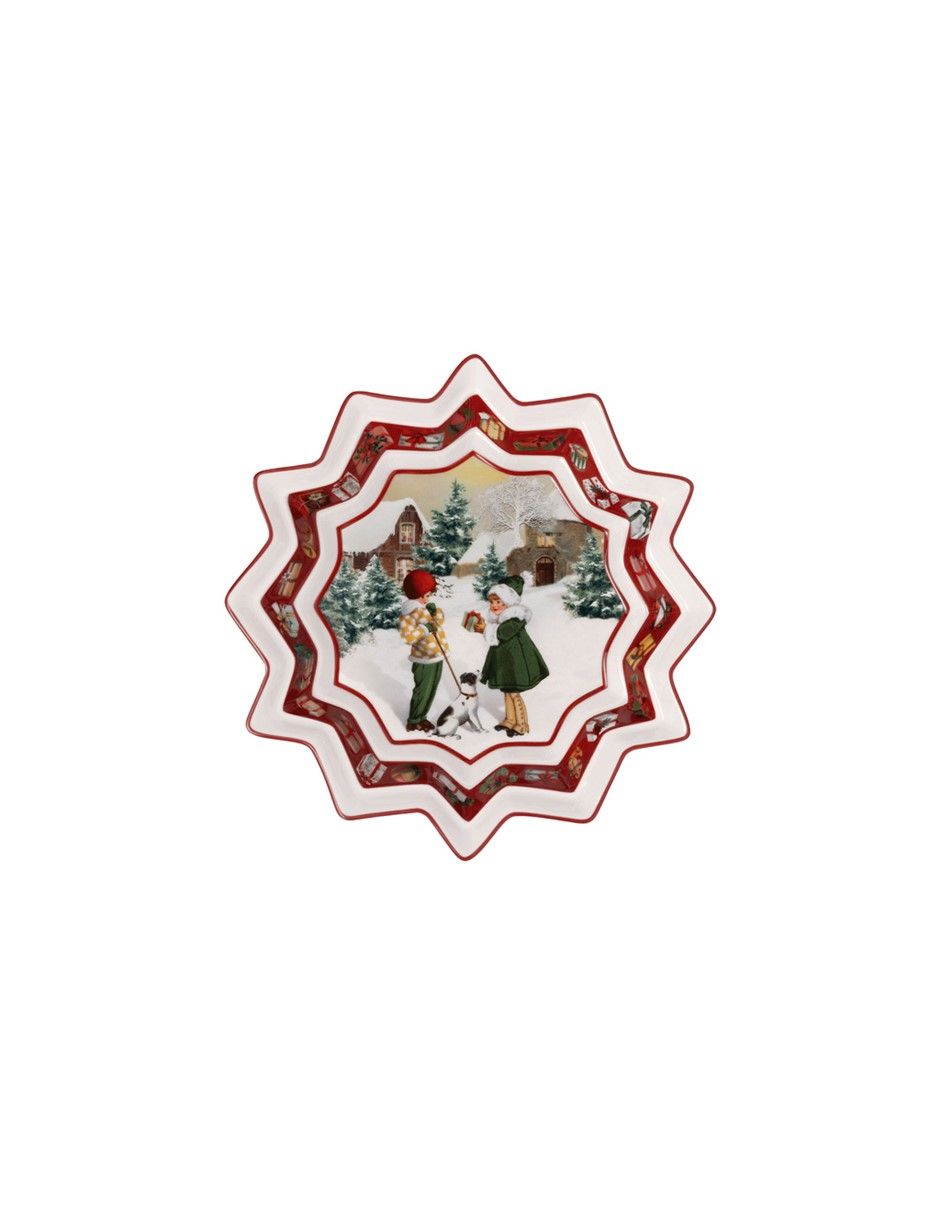 Bowl Navideño Toy´s Fantasy de porcelana