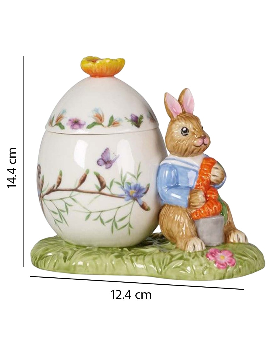Figura decorativa de conejo Conejo och Bunny Tales de porcelana 3