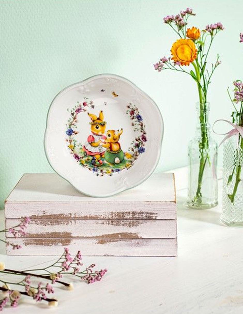 Bowl och Fantasy Anna Paul conejo de porcelana 3