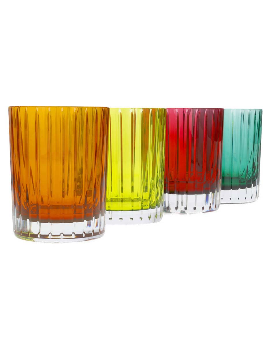 Set de vasos cocktail harmonie de cristal con 4 piezas