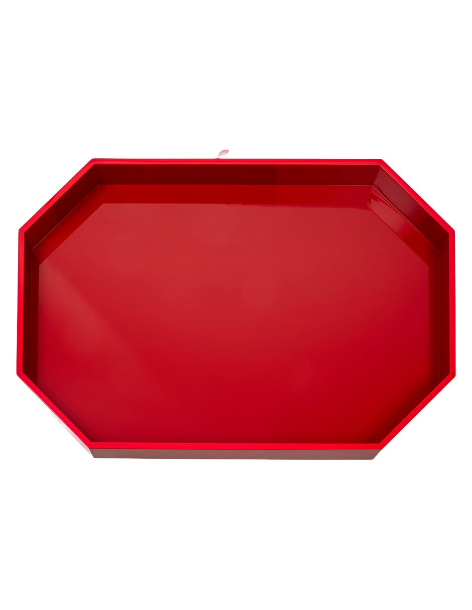 Charola decorativa Octogone de madera 2