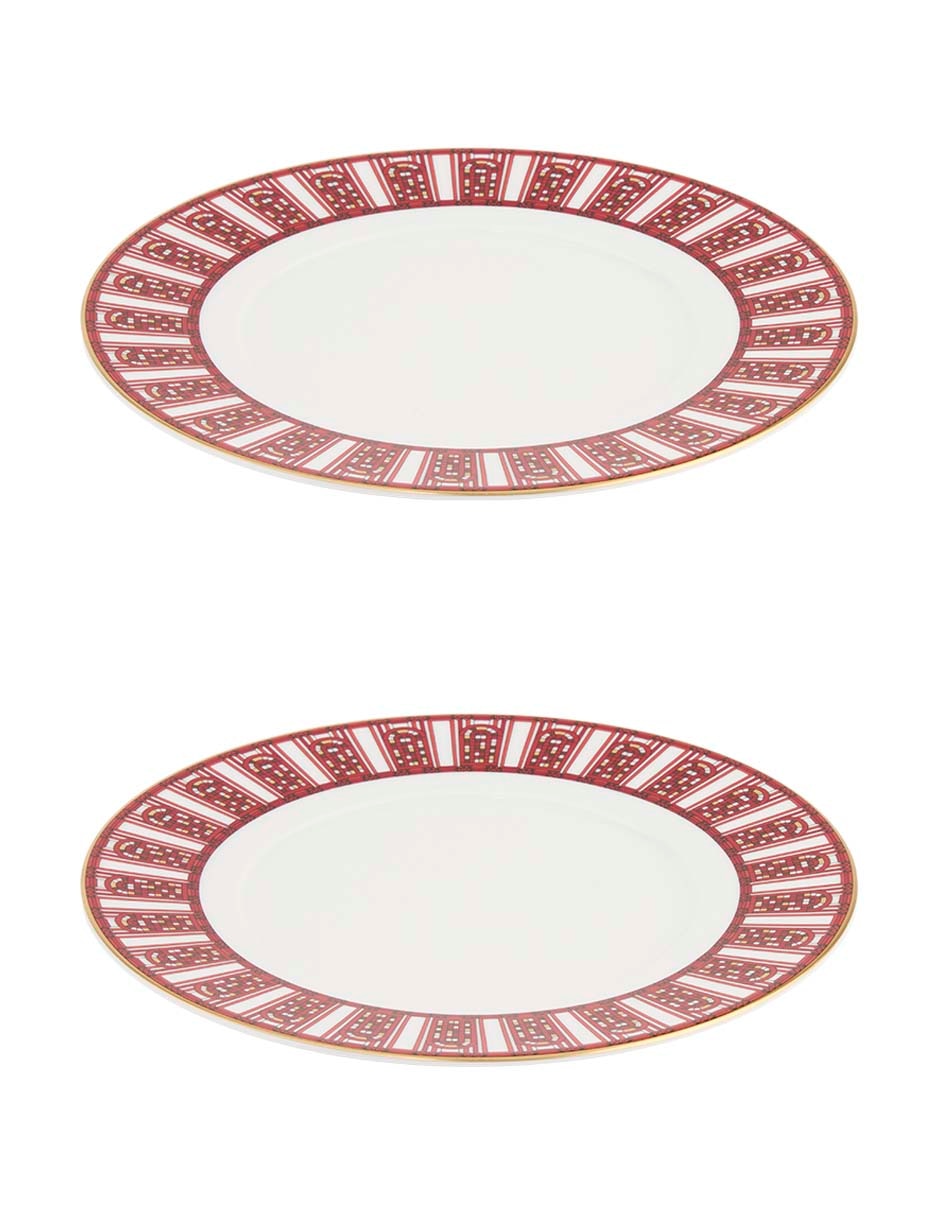 Set platos ensalada Arcadia de porcelana 2 piezas Set platos ensalada Arcadia de porcelana 2 piezas