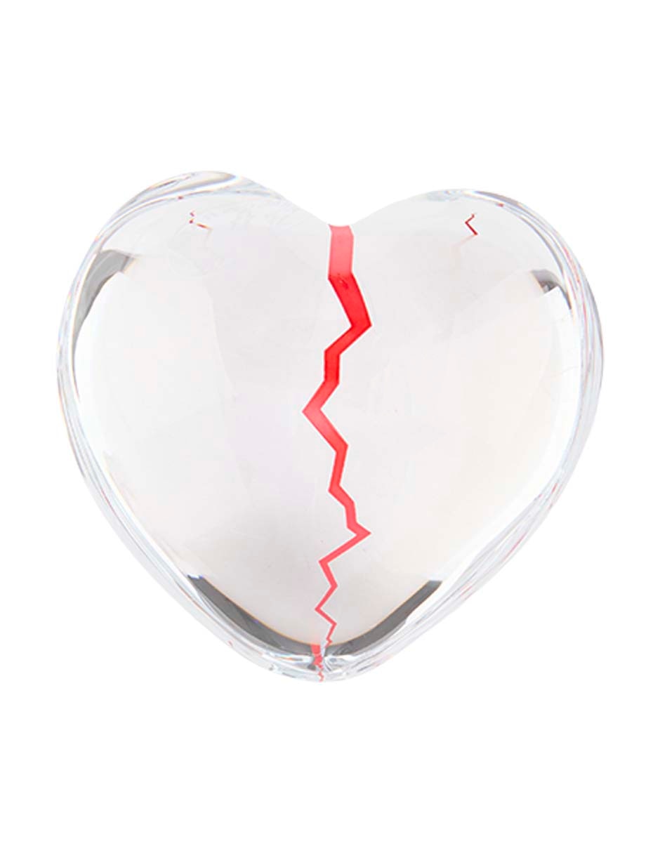 Figura decorativa de corazón Coeur de cristal
