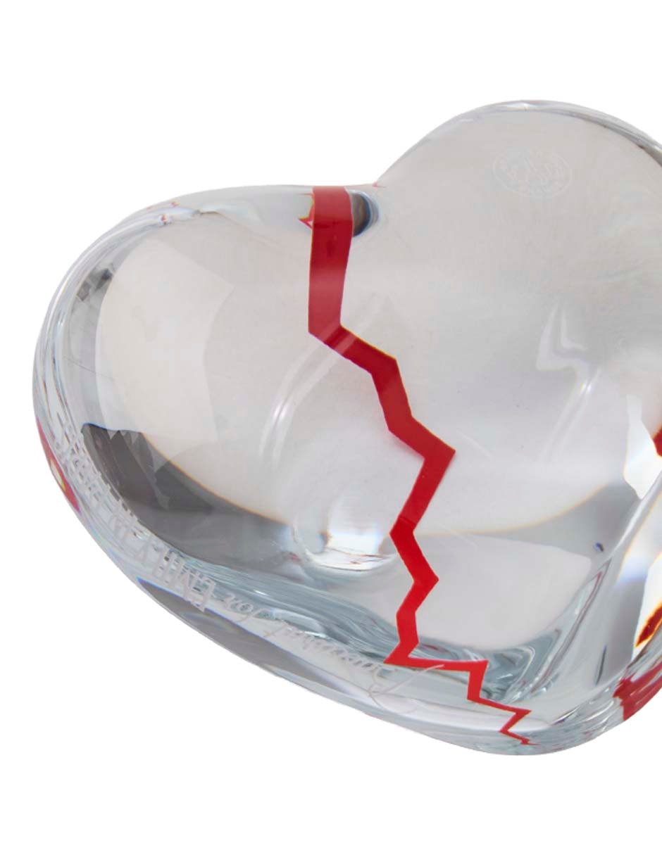 Figura decorativa de corazón Coeur de cristal 3