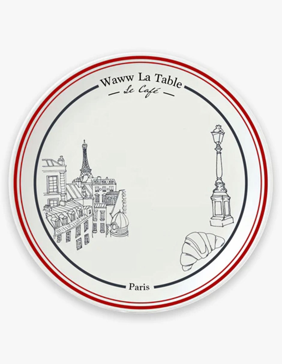 Plato trinche Paris de porcelana Plato trinche Paris de porcelana