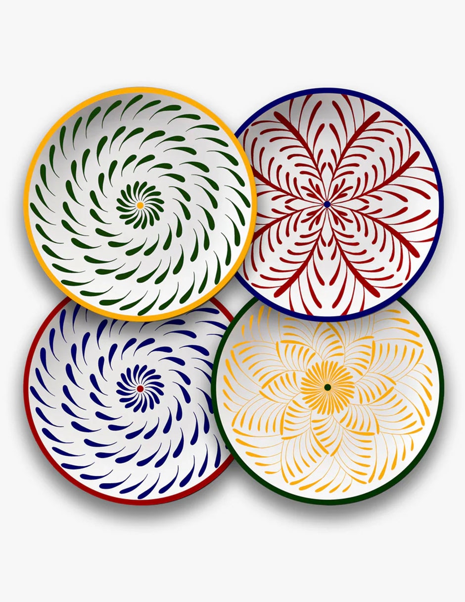 Set platos trinche Bazaar de cerámica 4 piezas Set platos trinche Bazaar de cerámica 4 piezas