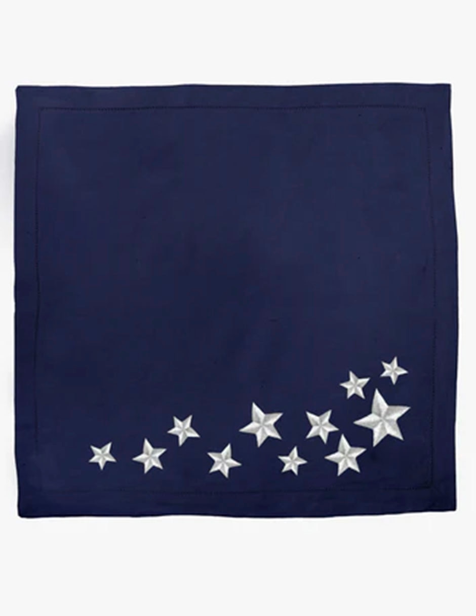 Mantel cuadrado de lino Lucky