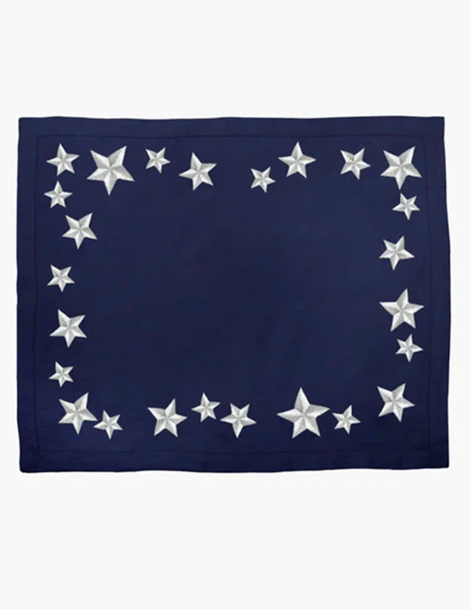 Mantel rectangular de lino Lucky