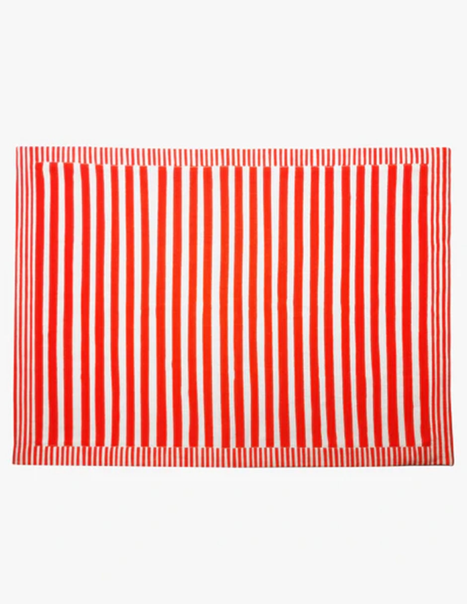 Mantel rectangular de lino Milleraies
