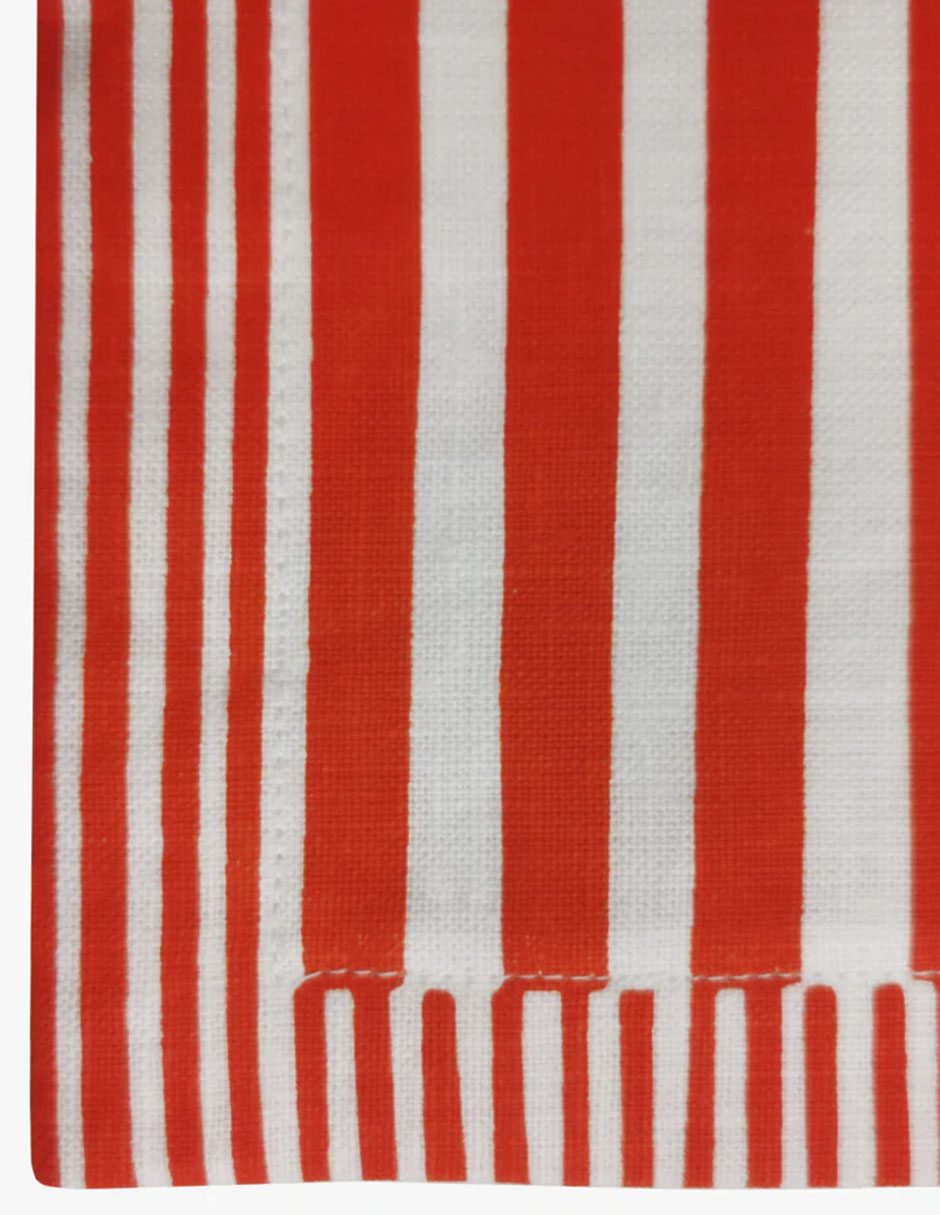 Mantel rectangular de lino Milleraies