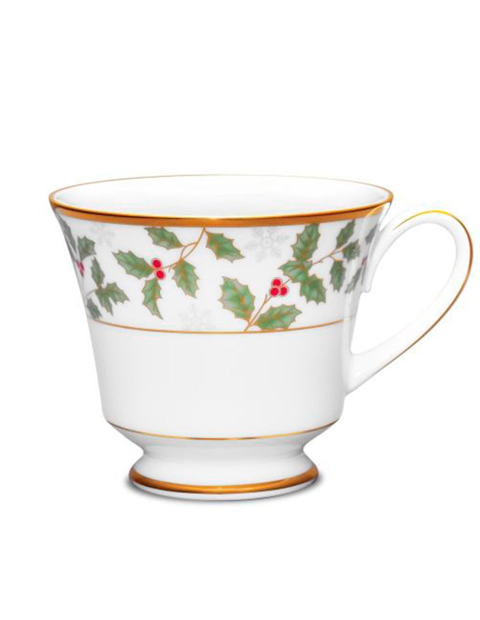 Taza navideña té Navidad Holly & Berry 1