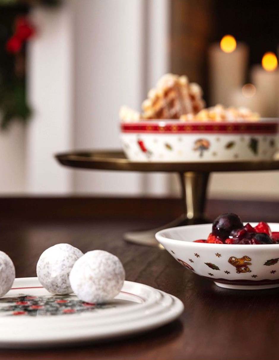 Set platos navideños och Toy's Delight de porcelana 5 piezas 2