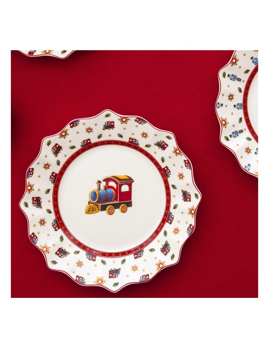 Vajilla cerrada toy's delight navidad de porcelana para 2 personas 2
