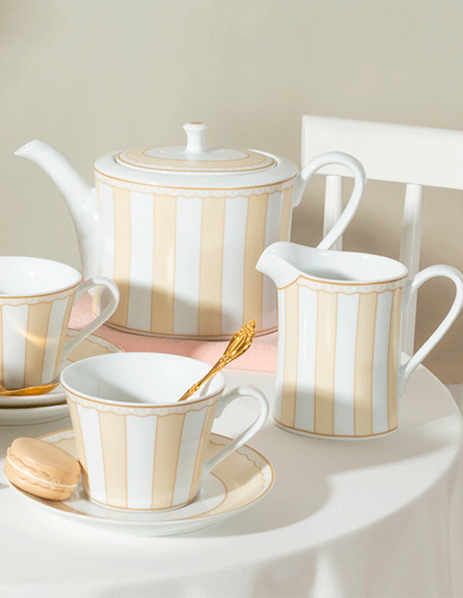 Cremera Carnivale Champagne de porcelana 3