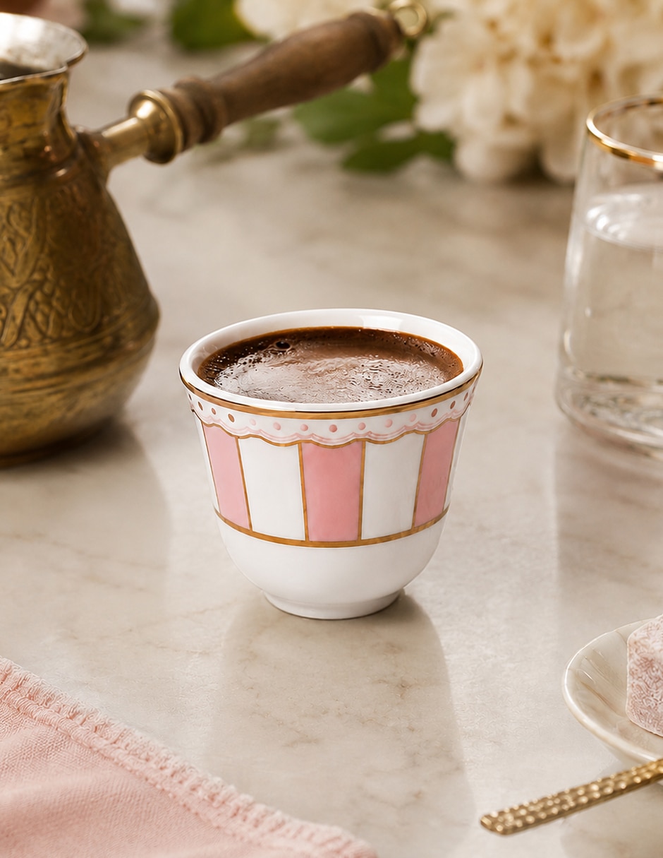 Taza redonda Carnivale Pink 2