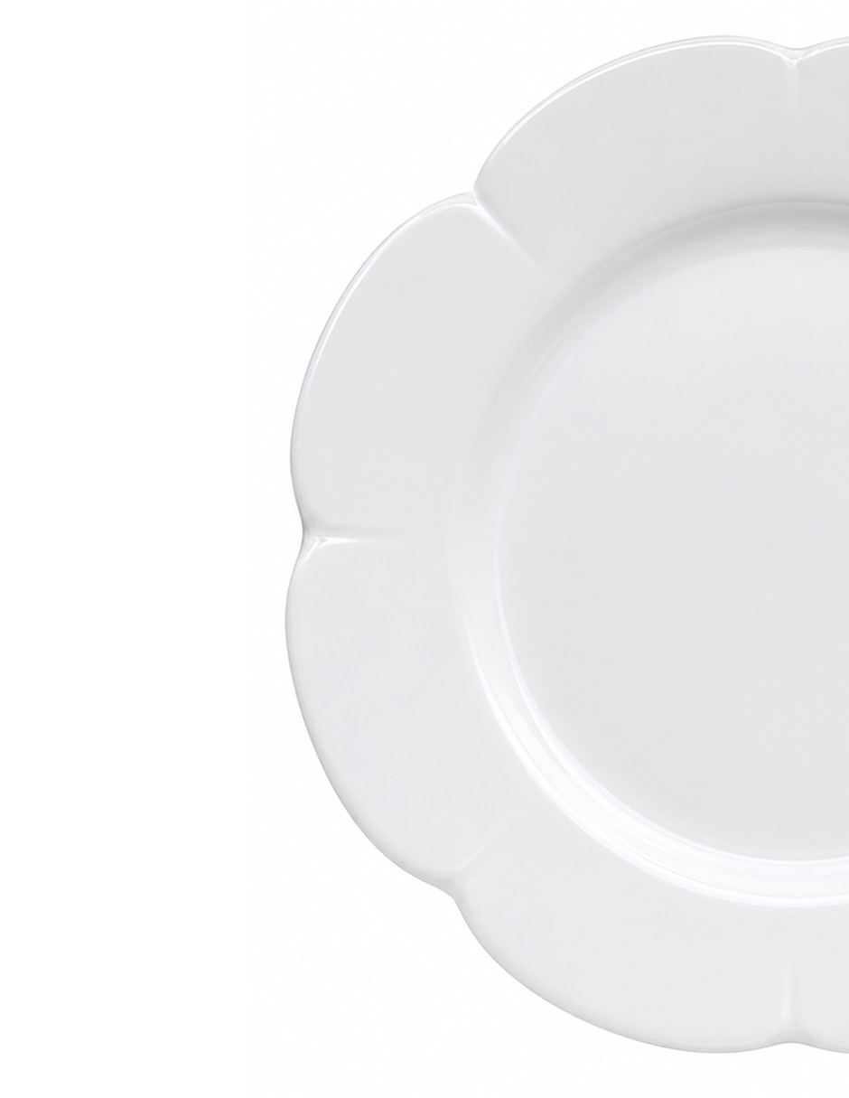 Plato Royal Limoges Nymphea de porcelana