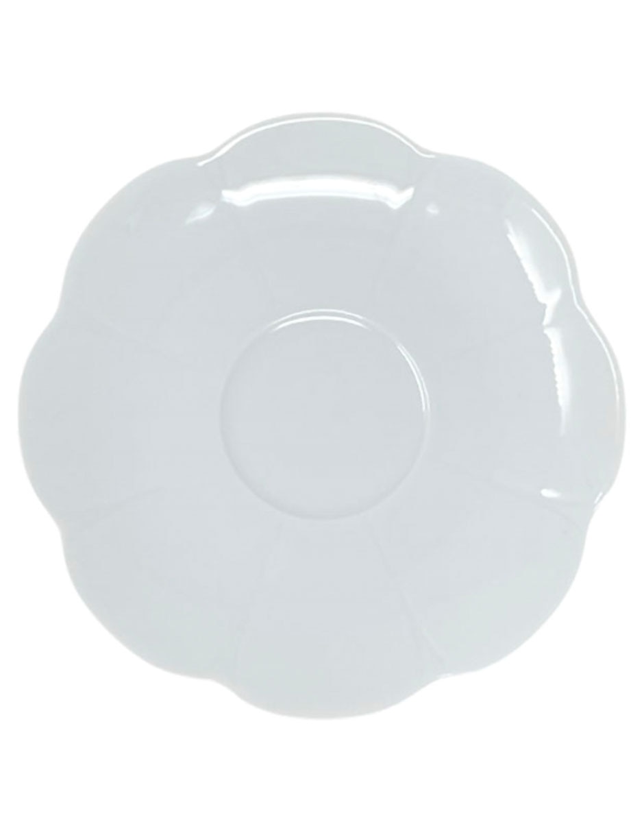 Plato pan Royal Limoges Nymphea de porcelana