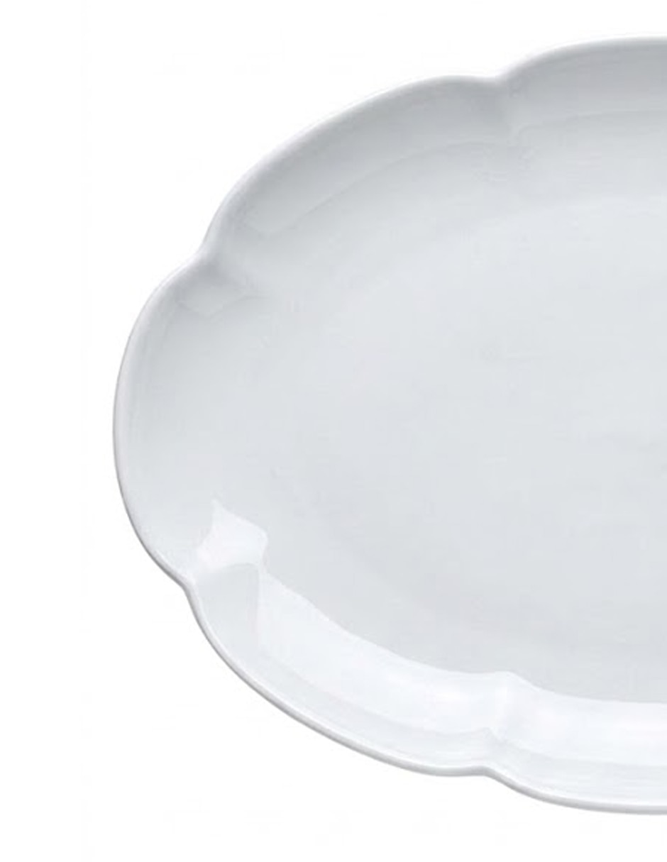 Plato Royal Limoges Nymphea de porcelana