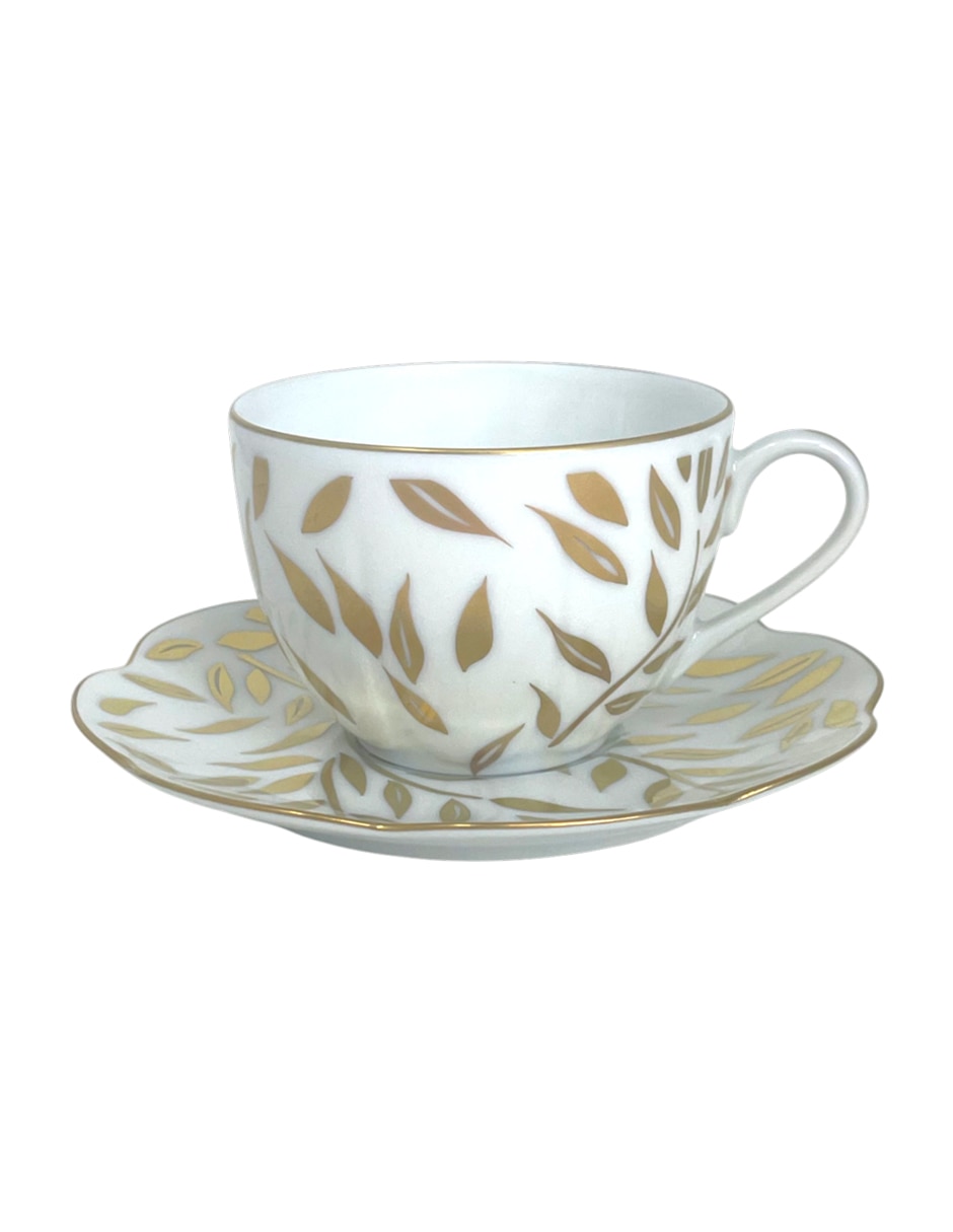 Set taza terno Olivier Gold 2 piezas 1