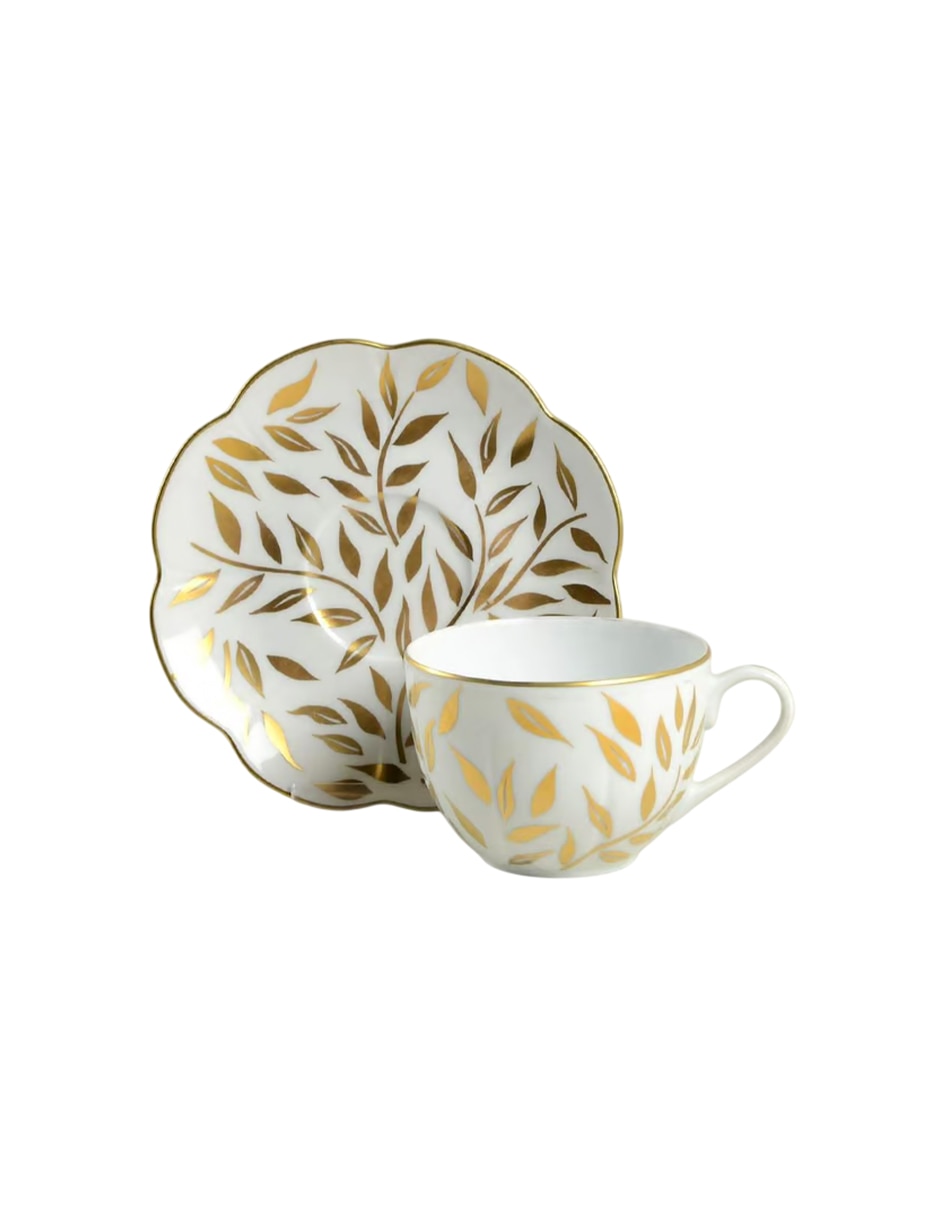 Set taza terno Olivier Gold 2 piezas 2